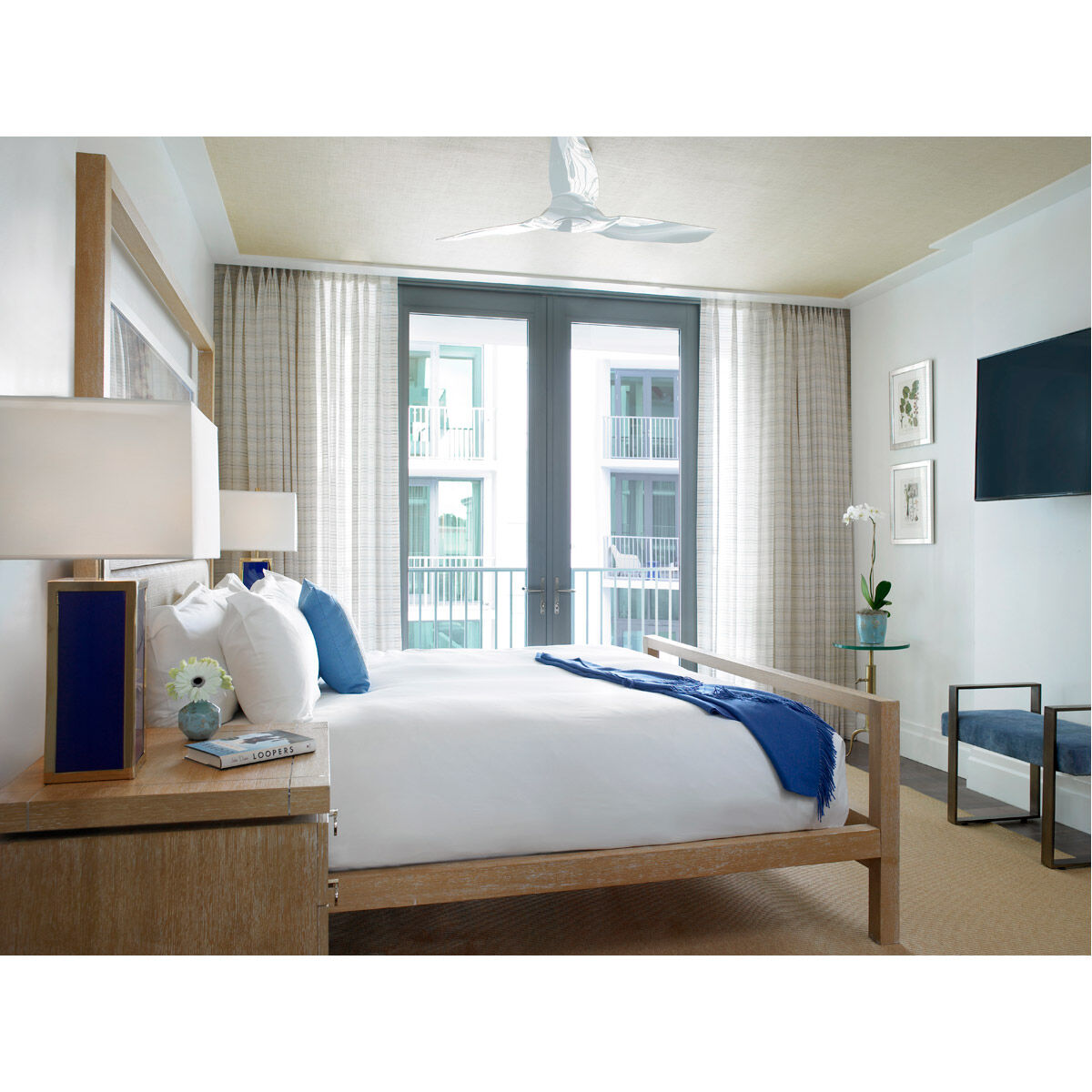 Haiku L 52 inch White with Glossy White Blades Indoor Ceiling Fan, Universal Mount